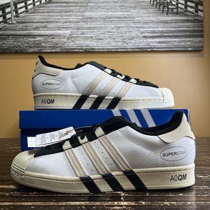 **Men's Adidas Originals Superstar White Black Off-White | size 11.5 | GX6025